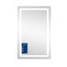 Дзеркало Qtap Mideya (DC-F911) 500х800 з LED-підсвічуванням Touch, з антизапотіванням, димером QT2078F911W