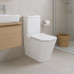Унітаз-компакт Qtap Crow безобідковий з сідінням Soft-close QT05222170W