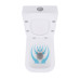 Унітаз-компакт Qtap Crow безобідковий з сідінням Soft-close QT05222170W