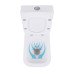Унитаз-компакт Qtap Crow безободковый с сиденьем Soft-close QT05222170W