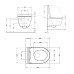 Унитаз подвесной Qtap Swan безободковый с сиденьем Soft-close QT16335178W