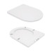 Унитаз подвесной Qtap Swan безободковый с сиденьем Soft-close QT16335178W