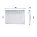 Радіатор біметалічний Thermo Alliance Bi-Ferrum 500/96