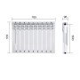 Радіатор біметалічний Thermo Alliance Bi-Ferrum 500/96