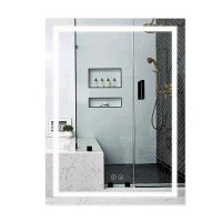 Дзеркало Qtap Mideya (MI1) 600х800 з LED-підсвічуванням Touch, з антизапотіванням, димером QT2078F937W