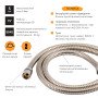 Шланг Lidz Niagara 06 1,5-1,7 м LDNIA06CRM35454 Chrome