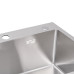 Мойка для кухни интегрированная Lidz Handmade H5045 (LDH5045BRU35383) Brushed Steel 3,0/1,0  мм