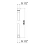 Шланг Lidz Niagara 09 1,5 м LDNIA09CRM35458 Chrome