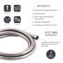 Шланг для ручного душу Qtap Hadice 2000 мм QTHADPVC200C Chrome