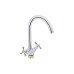 Змішувач для кухні Lidz Lamb 278F двохвентильний LDLAM278FCRM35071 Chrome