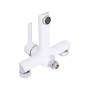 Змішувач для ванни Qtap Grand (з душовим гарнітуром) QTGRAWCR006 Chrome/White