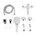 Смеситель для ванны Qtap Grand (c душевым гарнитуром) QTGRAWCR006 Chrome/White