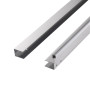 Душові двері в нішу Qtap Taurus CRM201-11.C6 97-108x200 см, скло Clear 6 мм, покриття CalcLess
