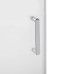 Душевая дверь в нишу Qtap Taurus CRM201-11.C6 97-108x200 см, стекло Clear 6 мм, покрытие CalcLess
