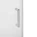 Душові двері в нішу Qtap Taurus CRM201-11.C6 97-108x200 см, скло Clear 6 мм, покриття CalcLess