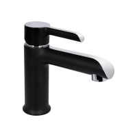 Змішувач для раковини Qtap Grand QTGRABCR001F Chrome/Black