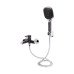 Смеситель для ванны Qtap Grand (c душевым гарнитуром) QTGRABCR006 Chrome/Black