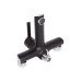 Смеситель для ванны Qtap Grand (c душевым гарнитуром) QTGRABCR006 Chrome/Black