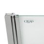 Штора на ванну Qtap Standard CRM407513APL скло Pear 6 мм, 75х140 см, ліва