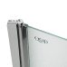 Штора на ванну Qtap Standard CRM407513APL скло Pear 6 мм, 75х140 см, ліва