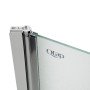 Штора на ванну Qtap Standard CRM407513APL скло Pear 6 мм, 75х140 см, ліва