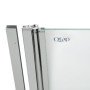 Штора на ванну Qtap Standard CRM407513APL скло Pear 6 мм, 75х140 см, ліва