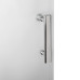 Душові двері в нішу Lidz Aria SD100x185.CRM.FR, скло Frost 5 мм