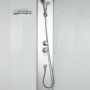 Душовий бокс Lidz Tani SB90x90.SAT.HIGH.FR, скло Frost 4 мм