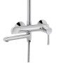 Душова система універсальна Qtap Grand на три споживачі (з виливом) QTGRACRM1004 Chrome