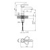 Змішувач для раковини Qtap Grand QTGRABCR001F Chrome/Black