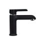 Змішувач для раковини Qtap Grand QTGRABCR001F Chrome/Black