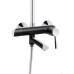 Душова система універсальна Qtap Grand на три споживачі (з виливом) QTGRABCR1004 Chrome/Black