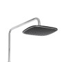 Душова система універсальна Qtap Grand на три споживачі (з виливом) QTGRABCR1004 Chrome/Black