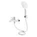 Змішувач для ванни Qtap Grand (з душовим гарнітуром) QTGRACRM006 Chrome