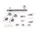 Душевая дверь в нишу Lidz Aria SD120x185.CRM.FR, стекло Frost 5 мм