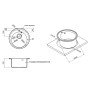 Кухонна мийка Lidz D510/200 GRA-09 (LIDZGRA09D510200)