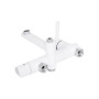 Душова система універсальна Qtap Grand на три споживачі (з виливом) QTGRAWCR1004 Chrome/White