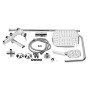 Душова система універсальна Qtap Grand на три споживачі (з виливом) QTGRAWCR1004 Chrome/White