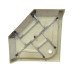 Душова кабіна Lidz Dozorca SC90x90.CRM.LOW.TR, скло прозоре 6 мм