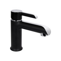 Змішувач для раковини Qtap Grand QTGRABCR001F Chrome/Black