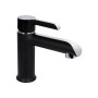 Змішувач для раковини Qtap Grand QTGRABCR001F Chrome/Black