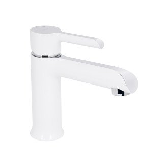 Змішувач для раковини Qtap Grand QTGRAWCR001F Chrome/White