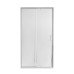 Душові двері в нішу Qtap Taurus CRM201-11.C6 97-108x200 см, скло Clear 6 мм, покриття CalcLess
