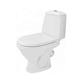 Компакт Cersanit EKO 031 3/6 з кришкою із поліпропілену та металевим кріпленням